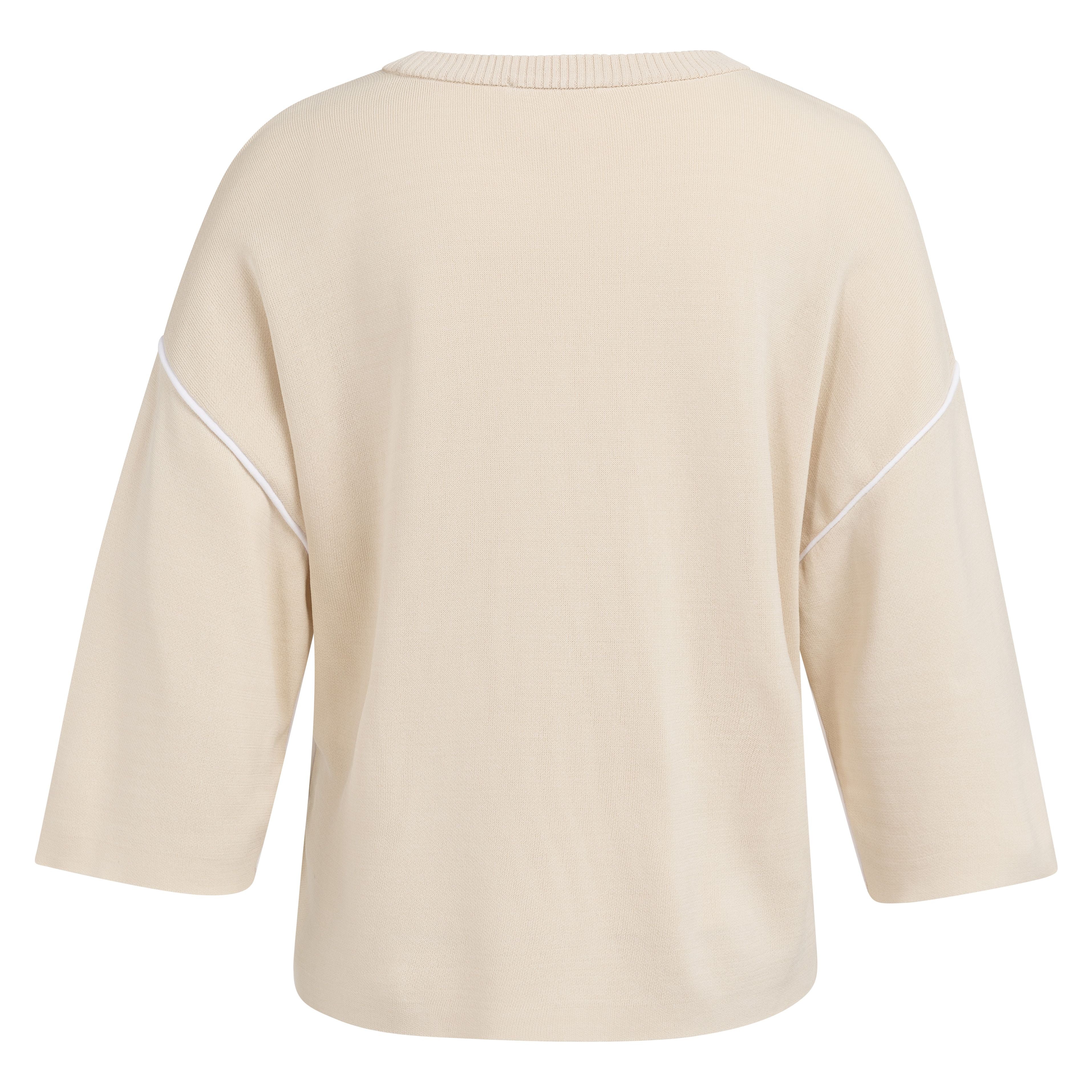 Sweater with Contrast Color Details