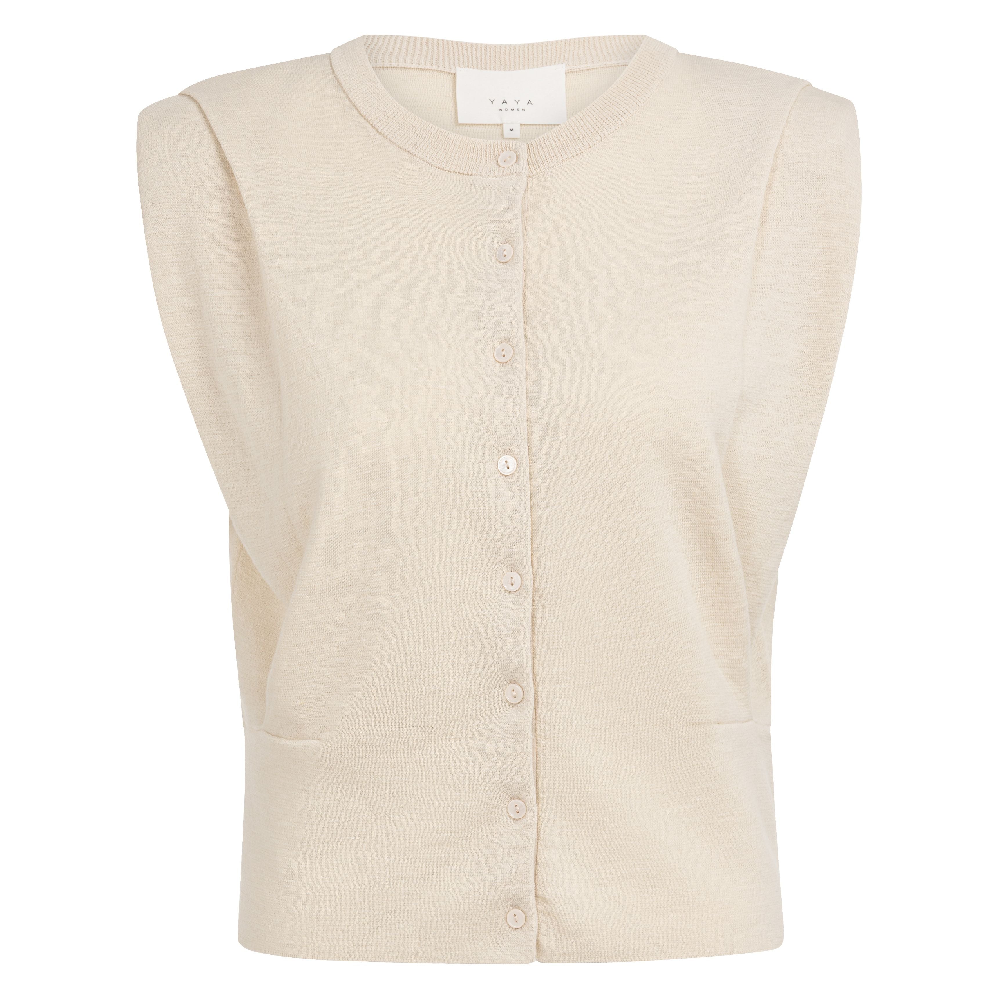 Shoulder Detail Cardigan with Fitted Waist