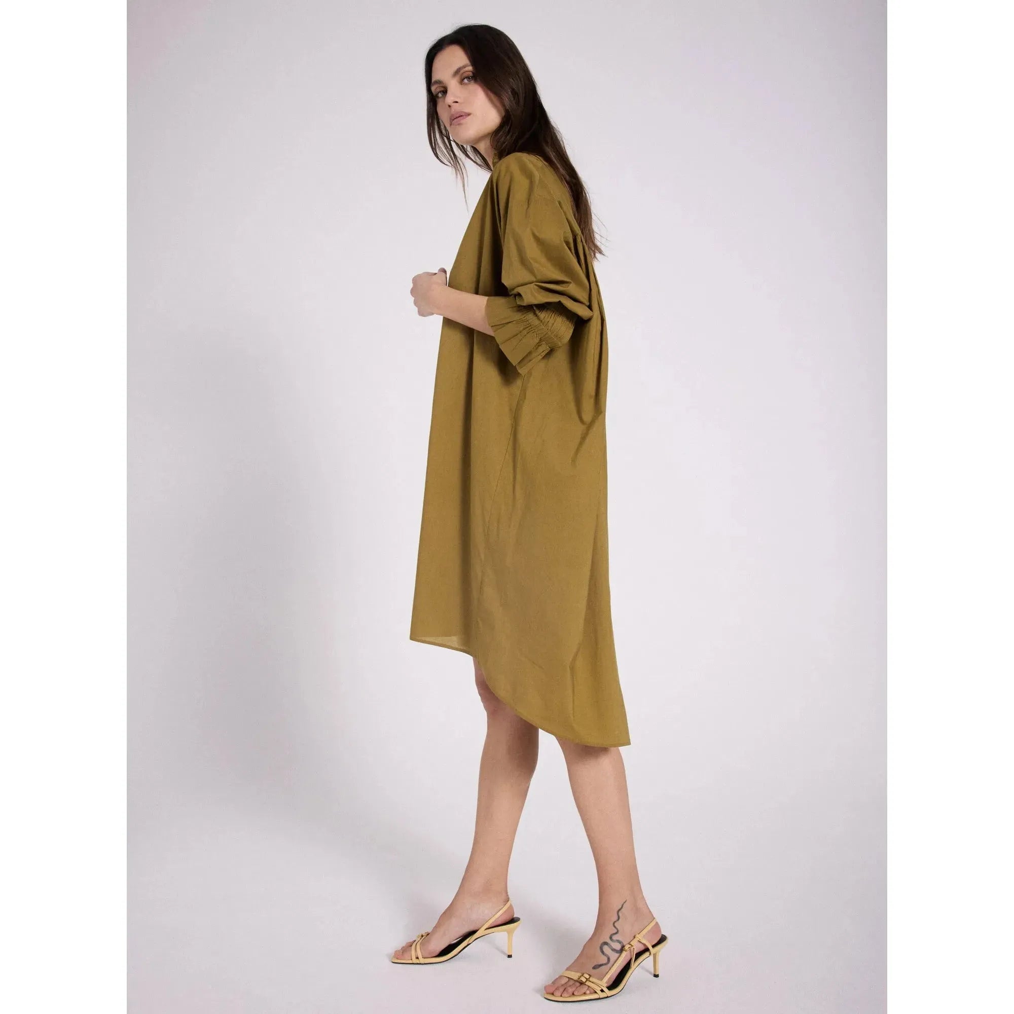 Gabriela Cotton Shirt Dress