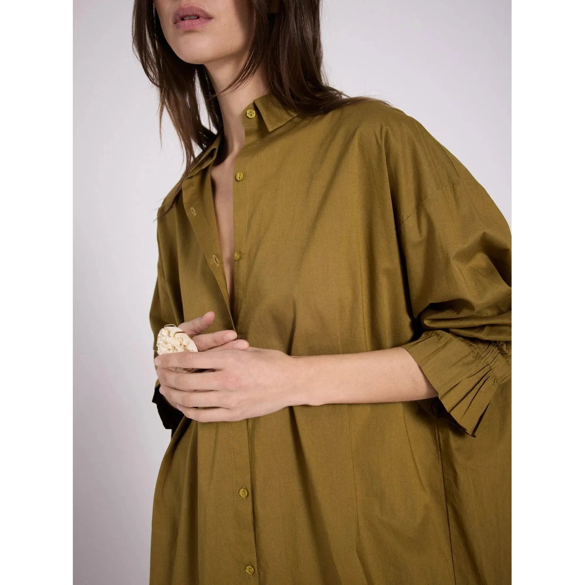 Gabriela Cotton Shirt Dress