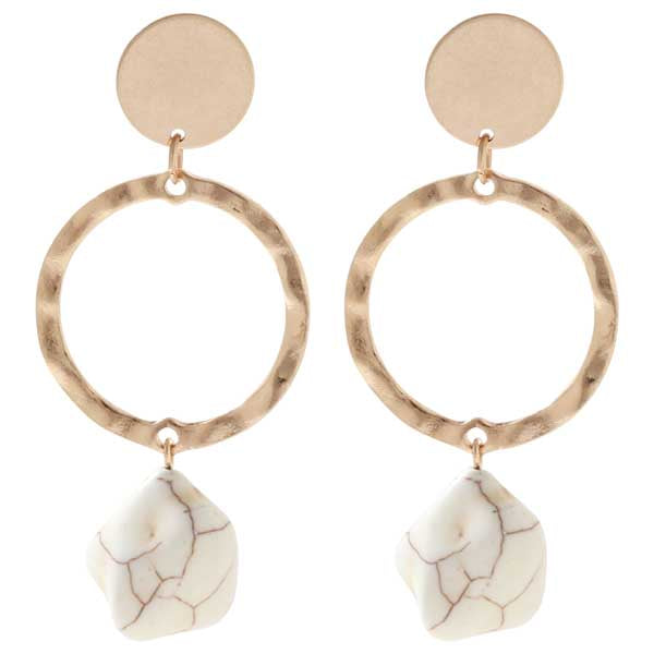 Merx Studio Earring Matt Gold
