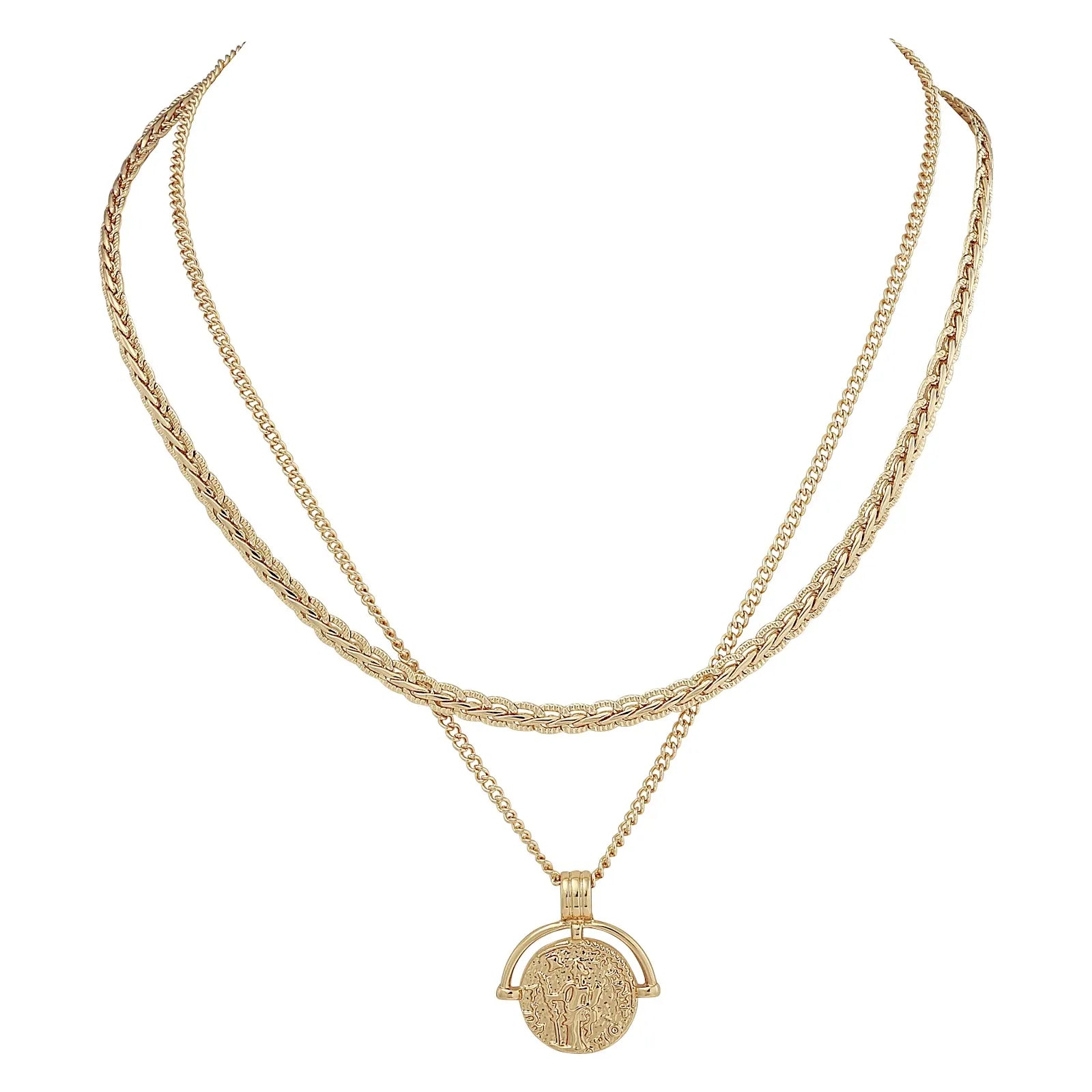 Merx Fashion Necklace Lt. KC Gold 45+5cm ext