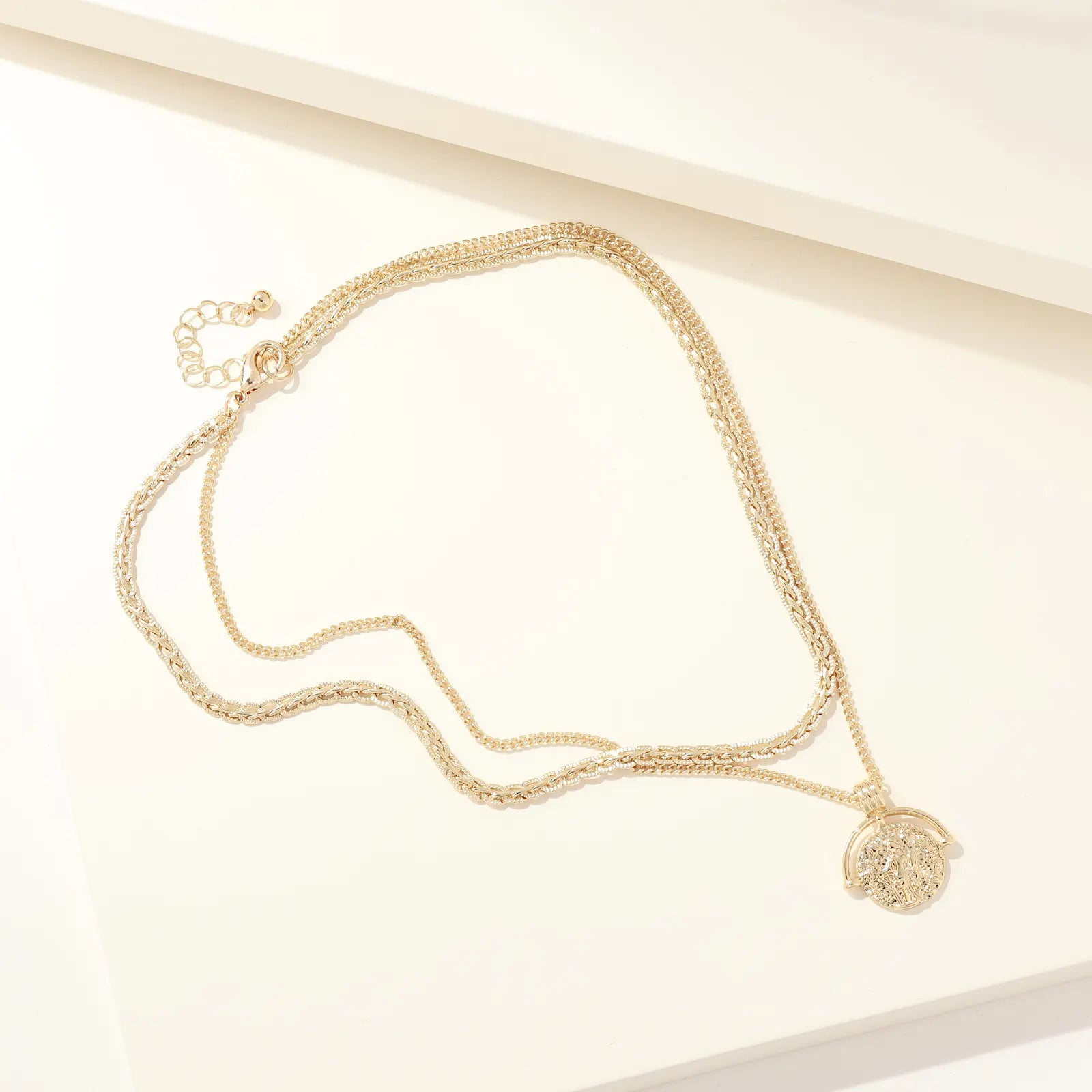 Merx Fashion Necklace Lt. KC Gold 45+5cm ext