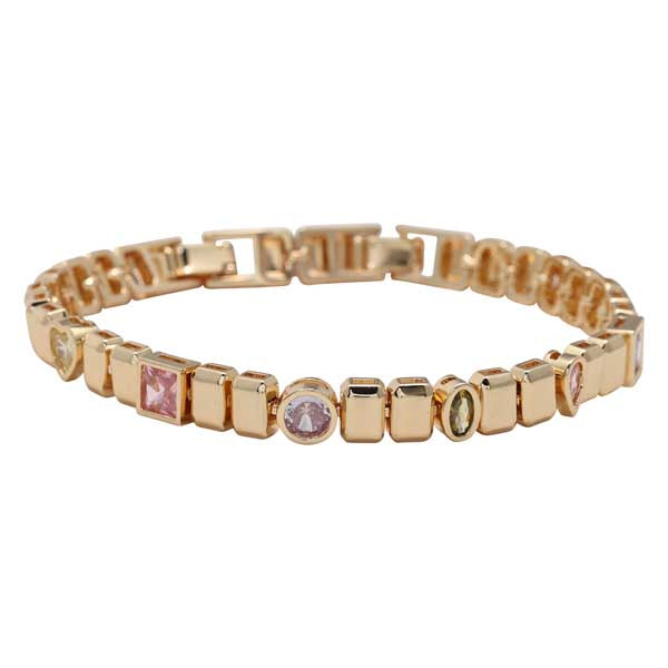 Merx 07-02455-1 Gold Crystal Bracelet