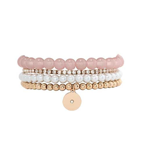 Merx 07-14416-1 Semi-Precious Stretch Bracelet