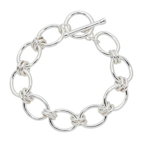 Merx 07-14452 Silver Chain Bracelet