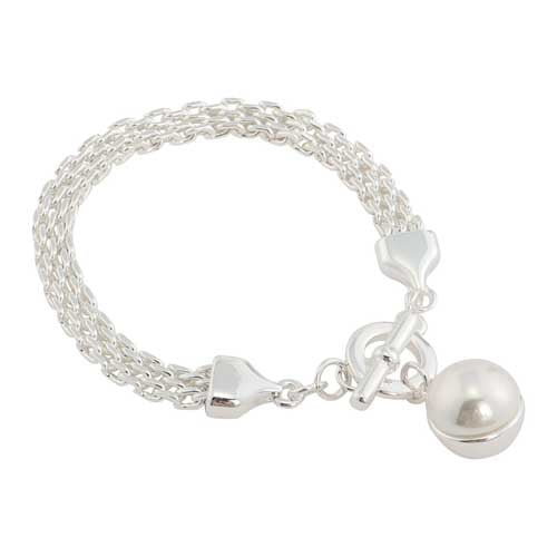Merx 07-5822 Silver Ball Bracelet
