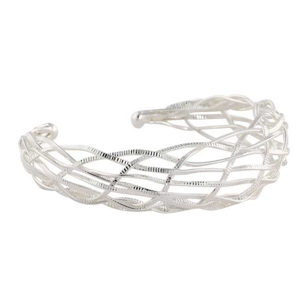 Merx 07-6631-01 Silver Bangle Bracelet