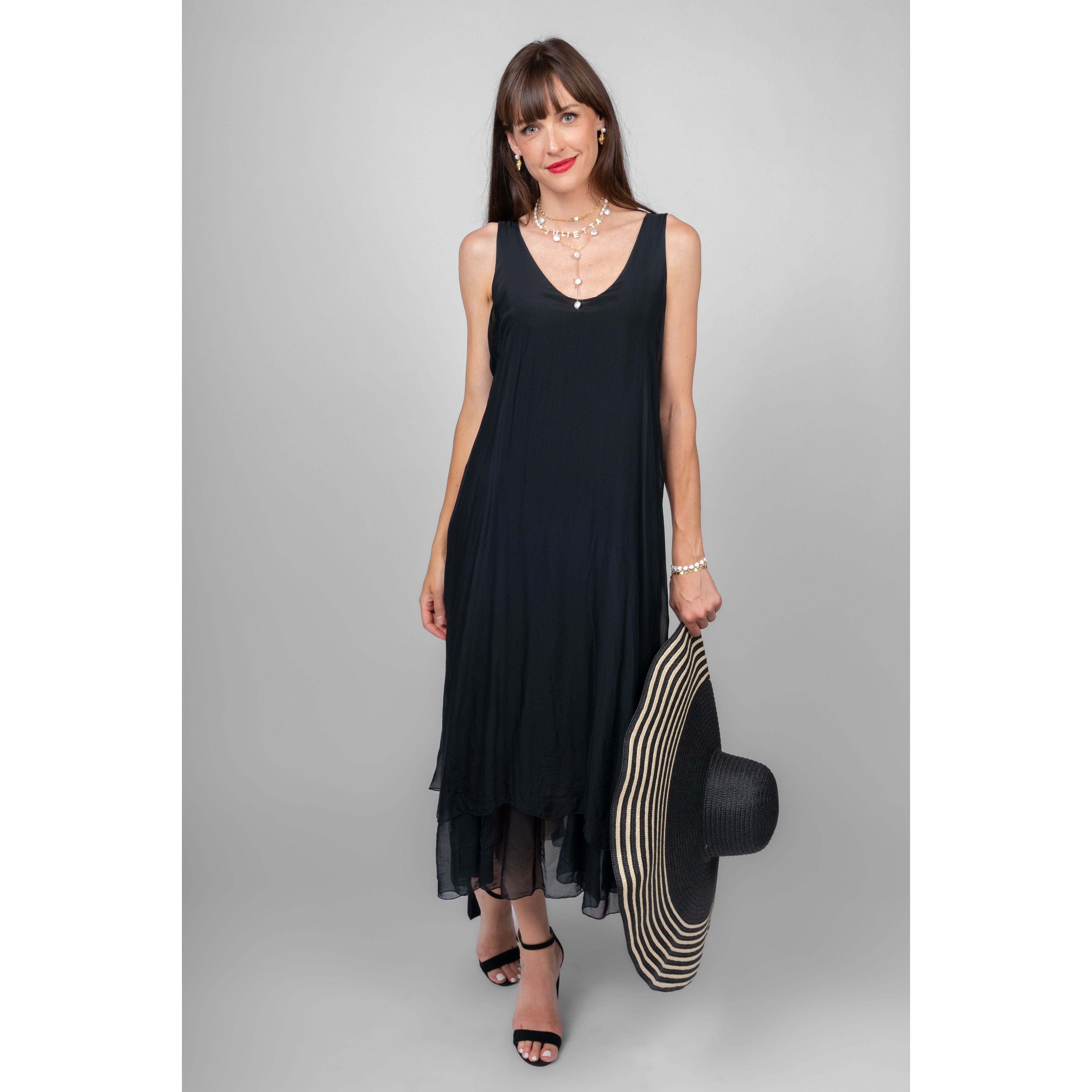 Silk Layered Dress