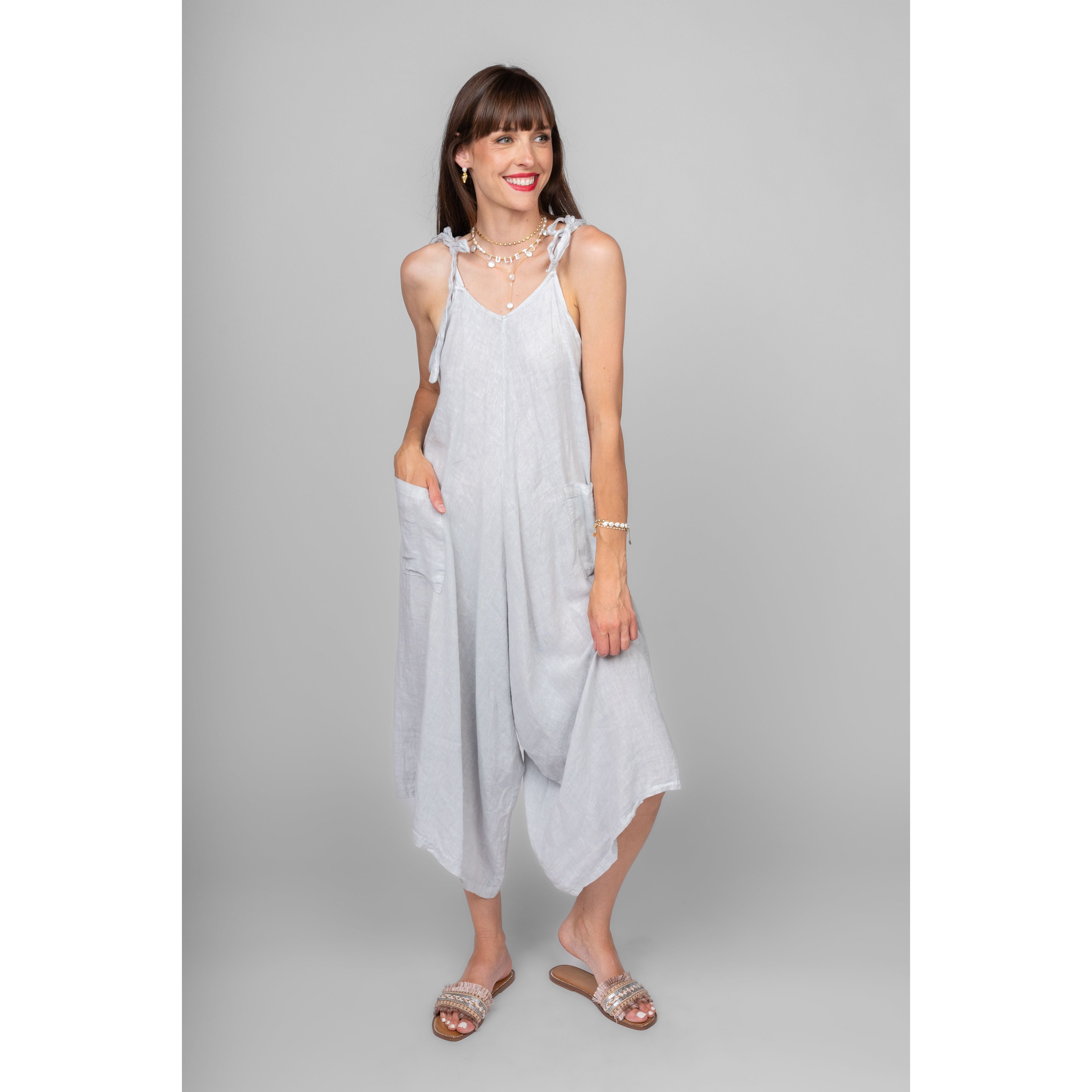 Relaxed Linen Romper