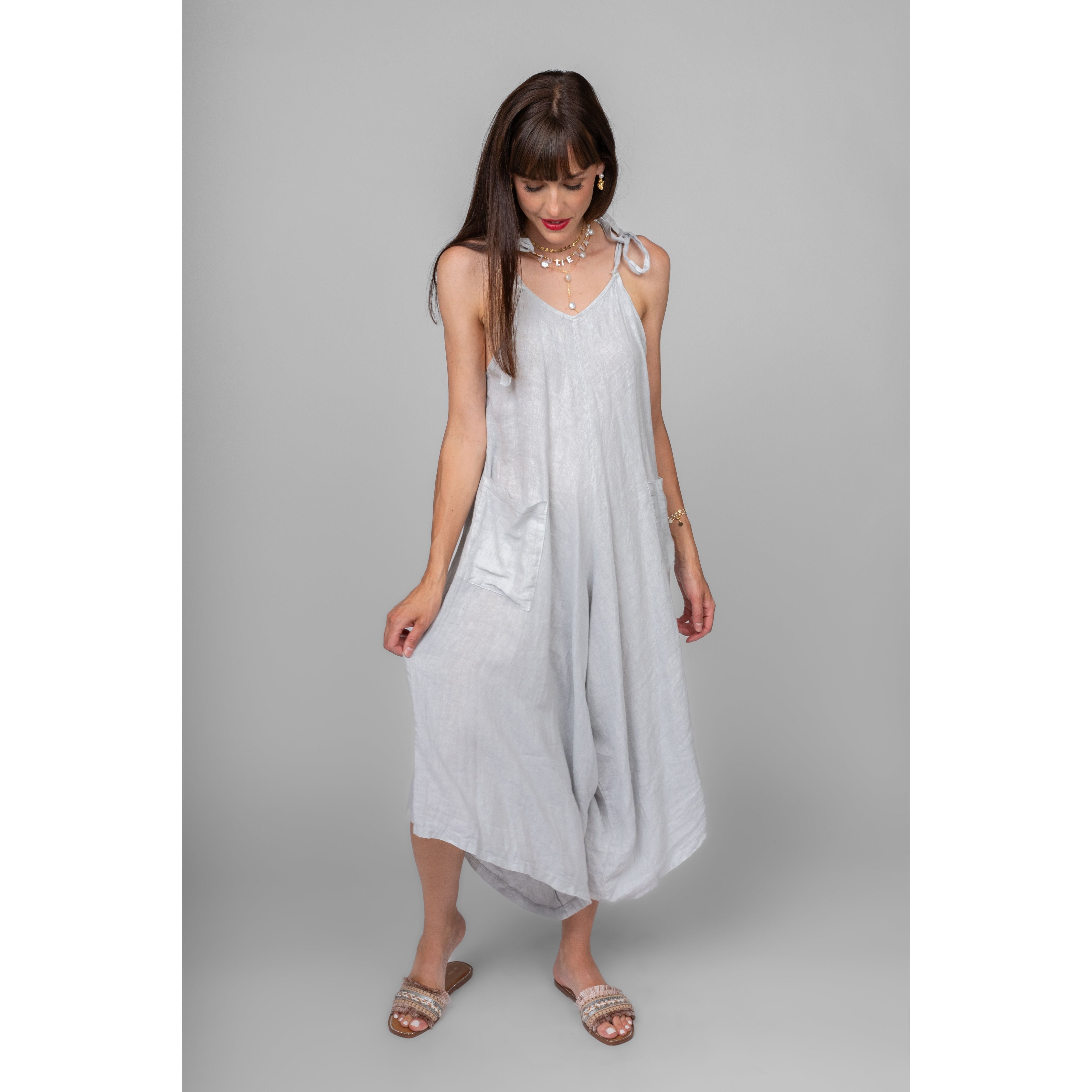 Relaxed Linen Romper