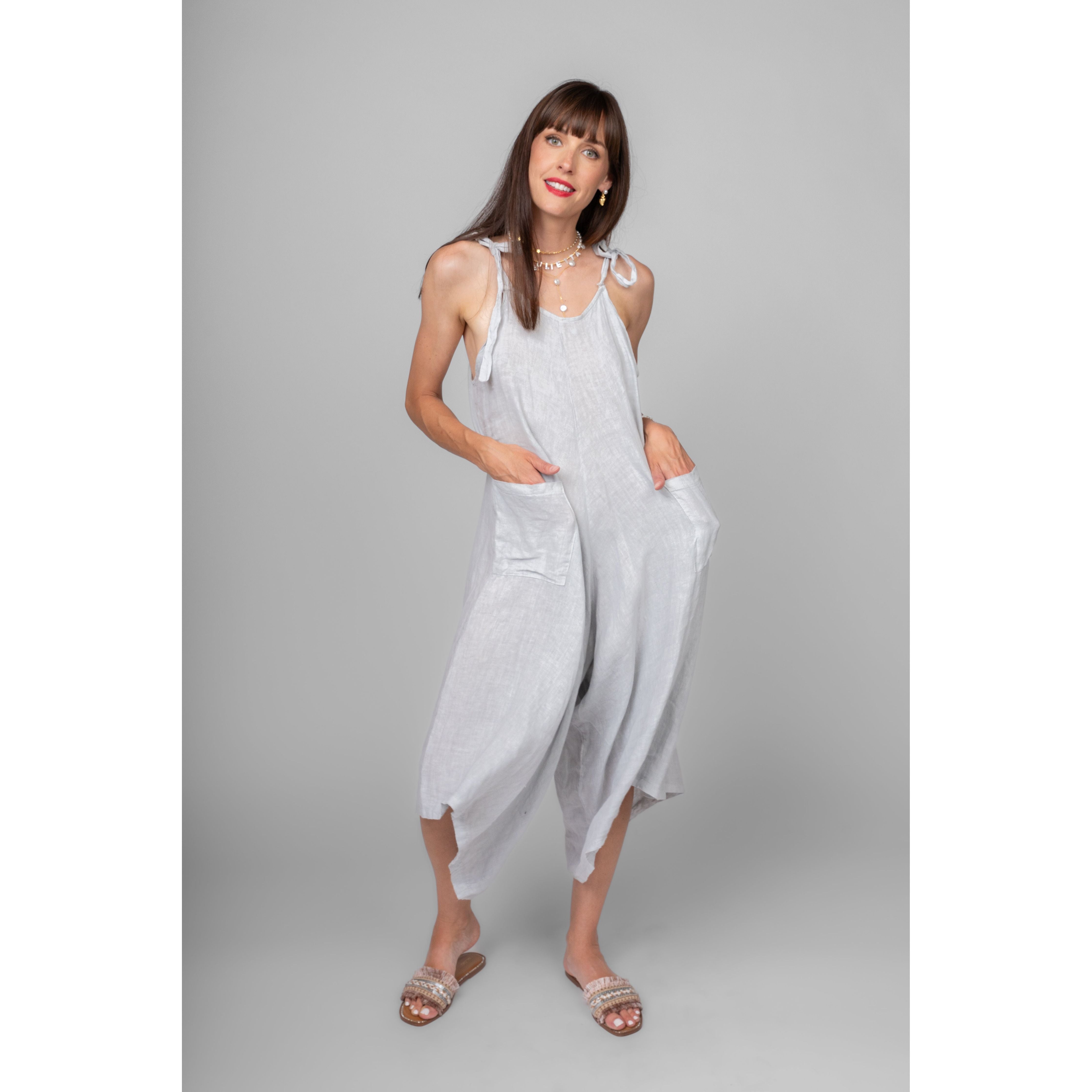 Relaxed Linen Romper