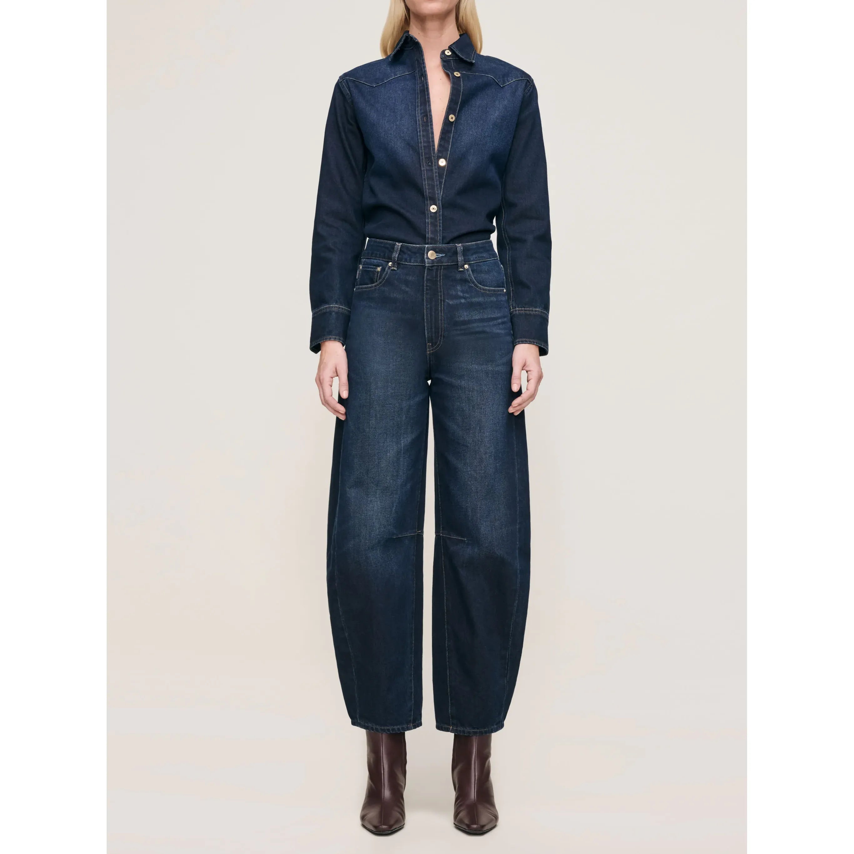 Miro Barrel Jeans | High Rise 28"