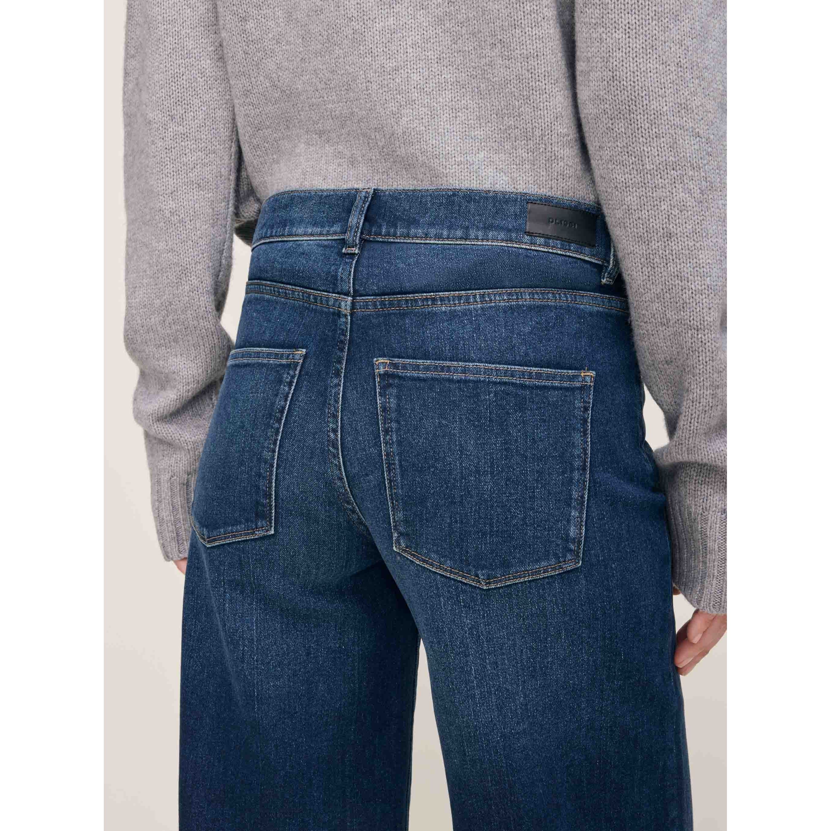 Hepburn Wide Leg Jeans | Mid Rise | 32"