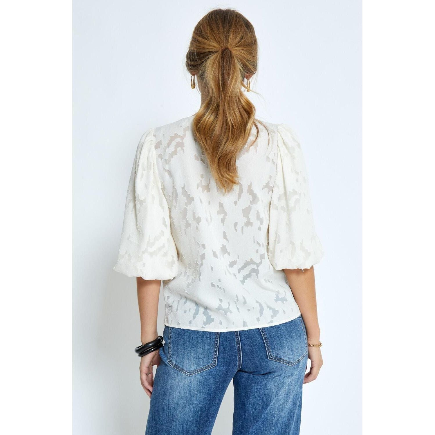 Gyda Blouse | Whitecap Grey