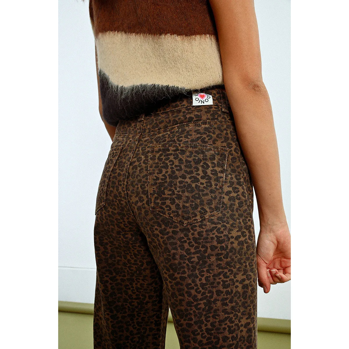 The Lenny Leopard Jeans