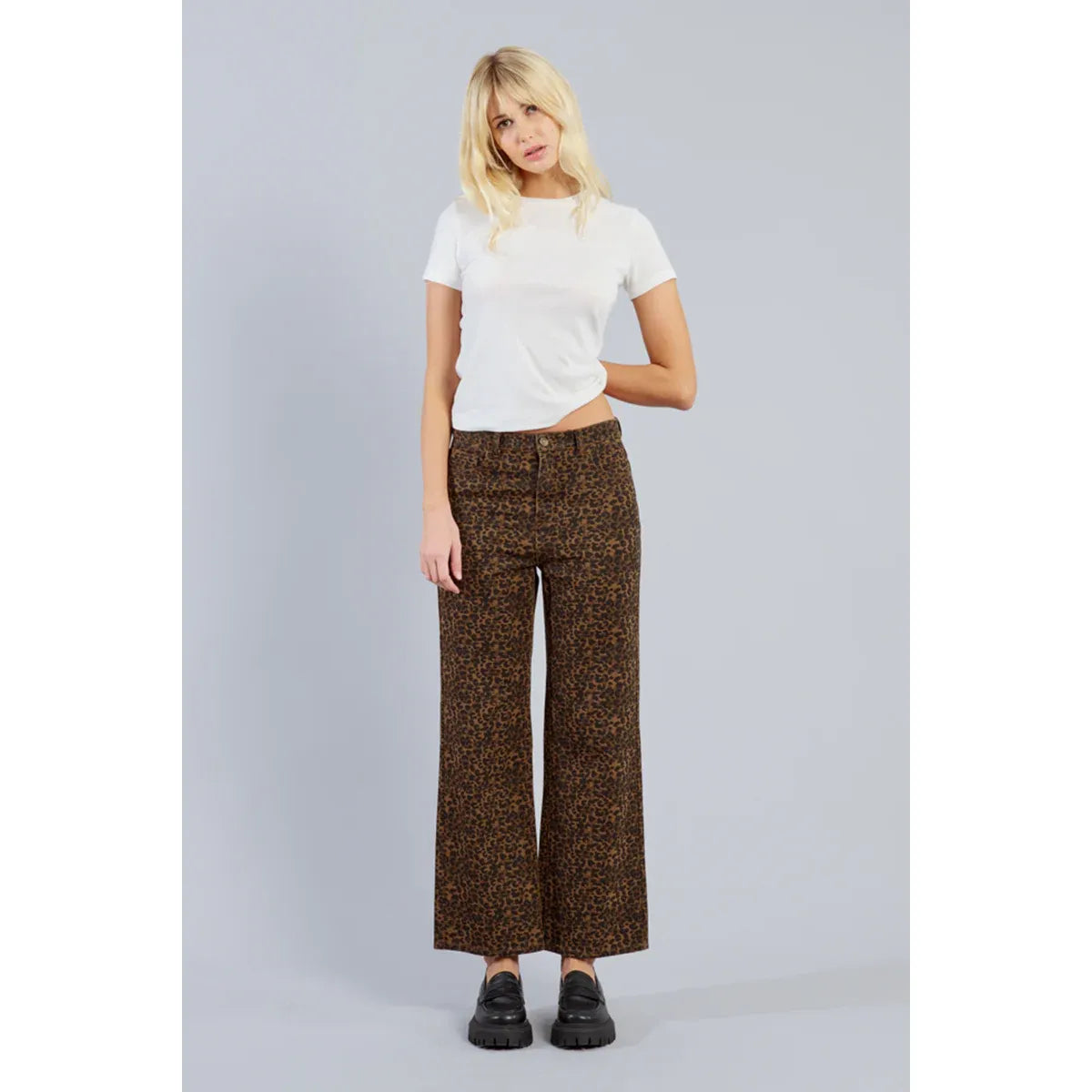 The Lenny Leopard Jeans