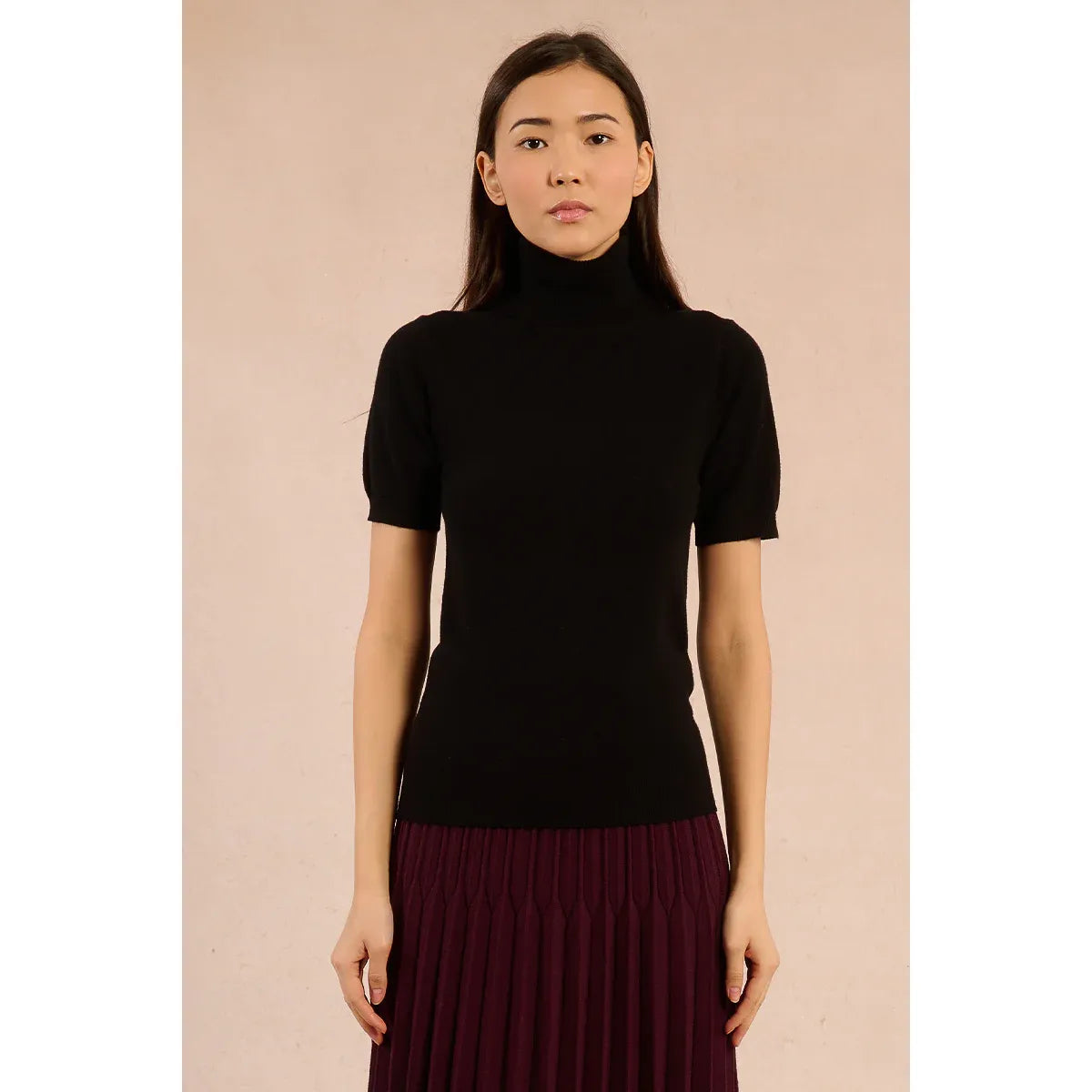 Noir Turtleneck Knit