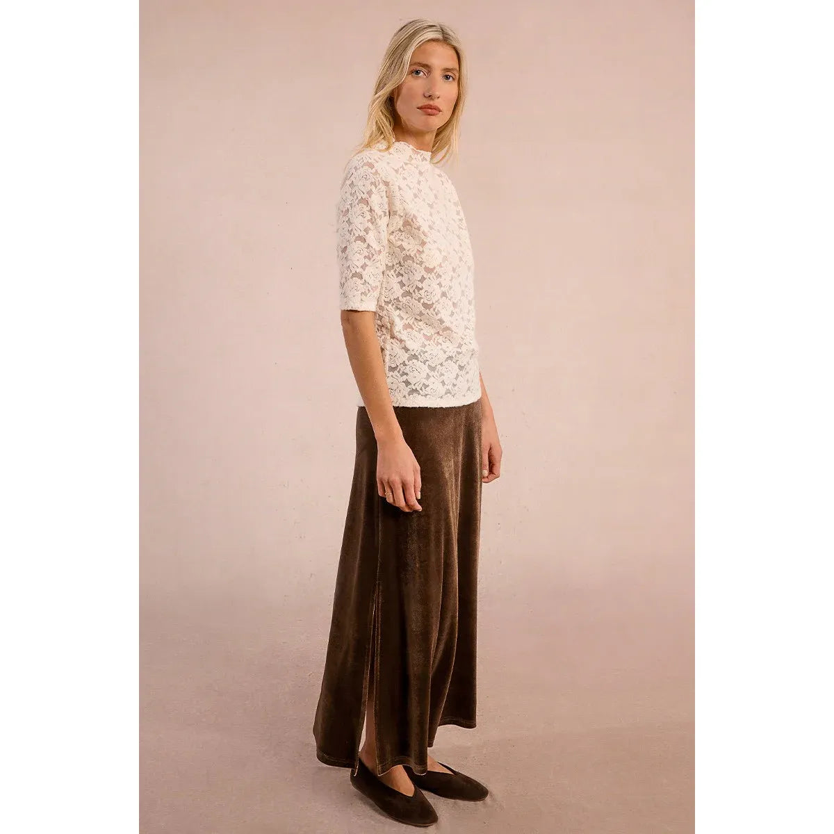 Semi Sheer Ladies Top
