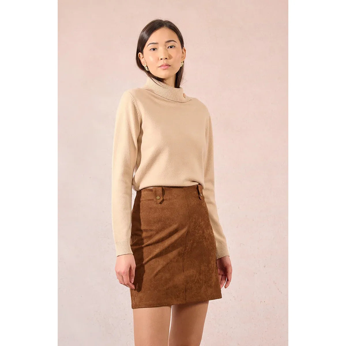 Sloane Suede Mini Skirt