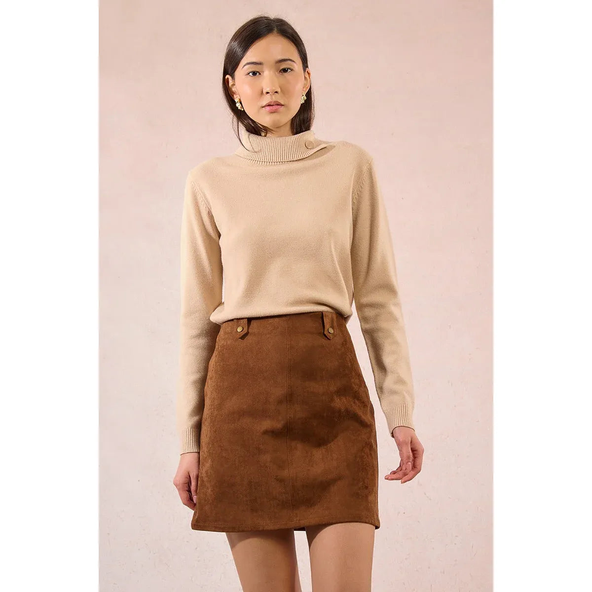 Sloane Suede Mini Skirt