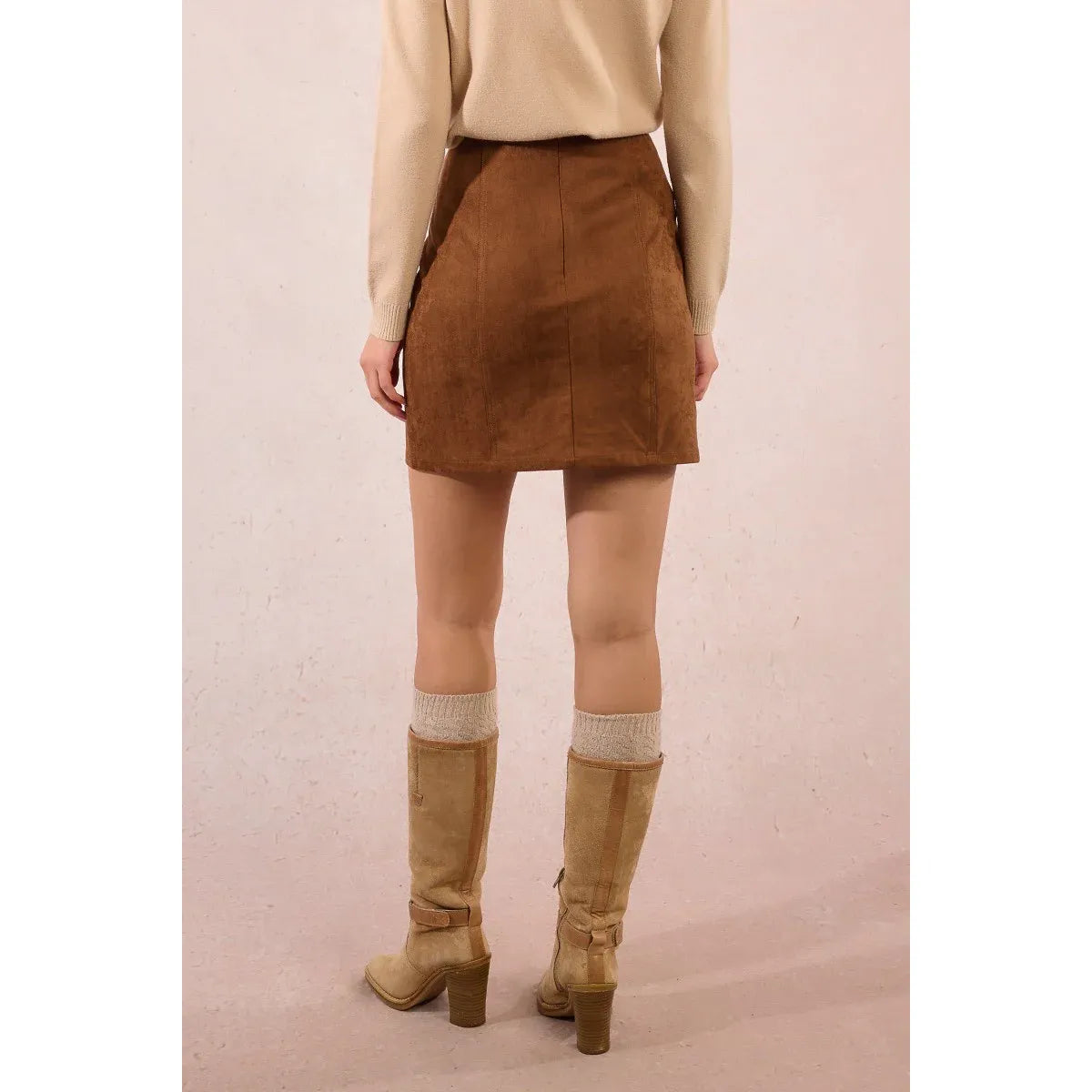 Sloane Suede Mini Skirt