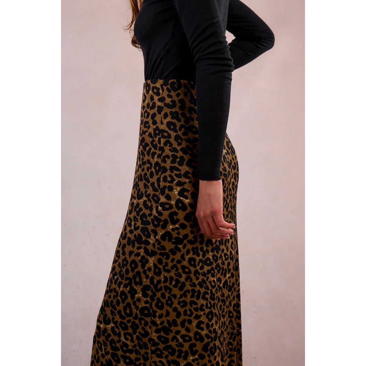 Leopard Maxi Skirt