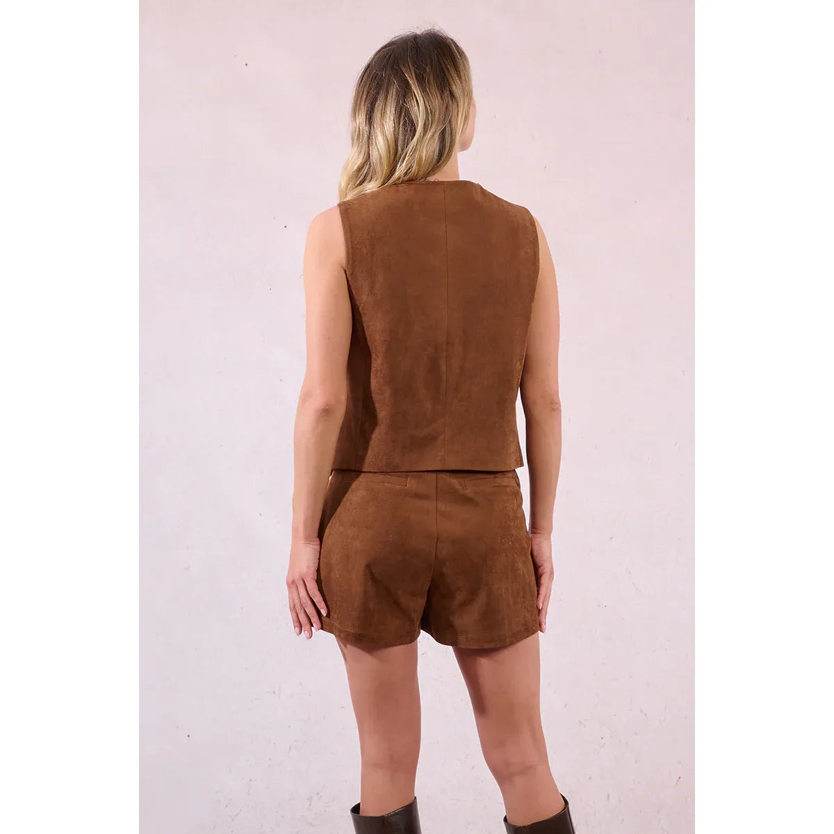 The Margot Suede Vest