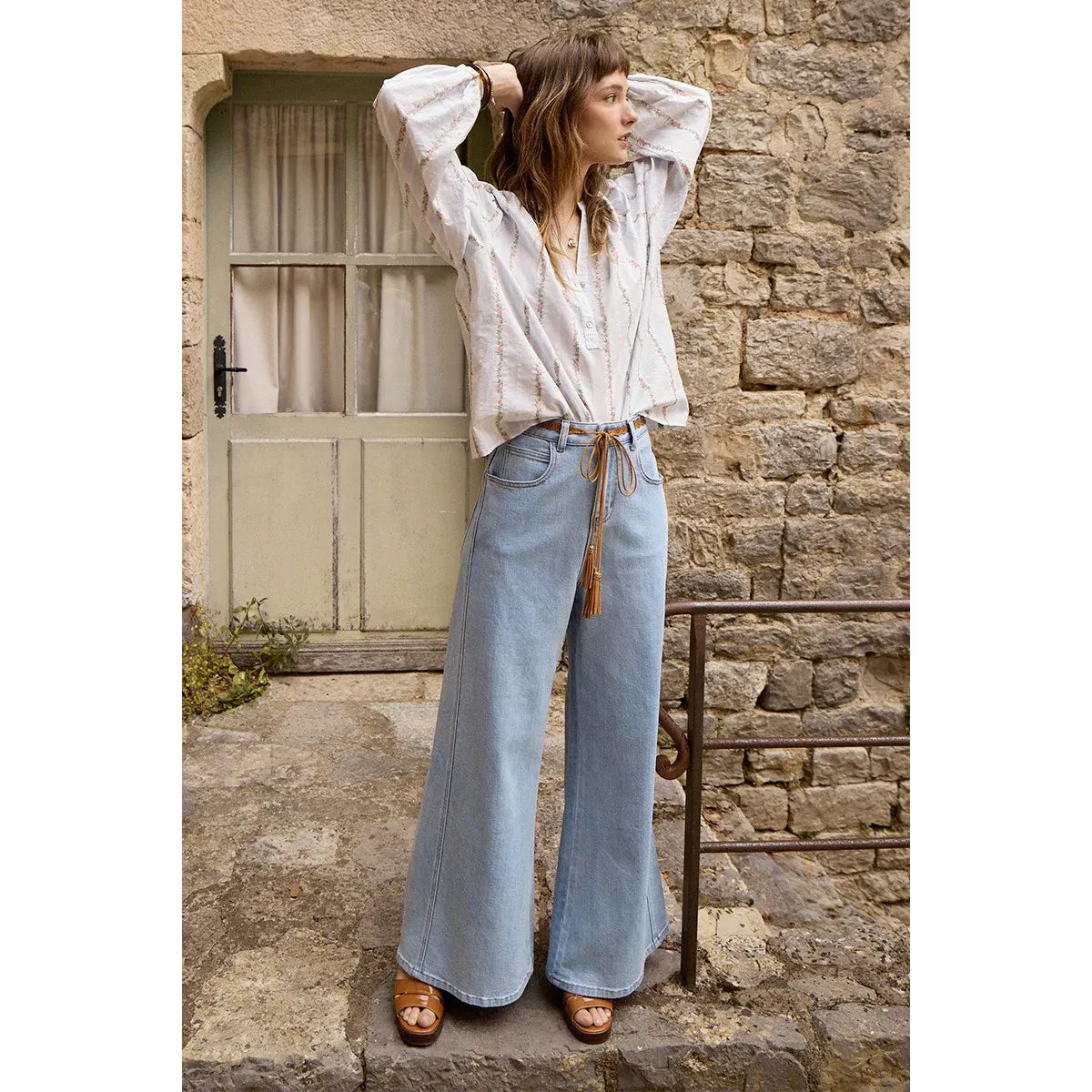Riviera Wide-Leg Jean