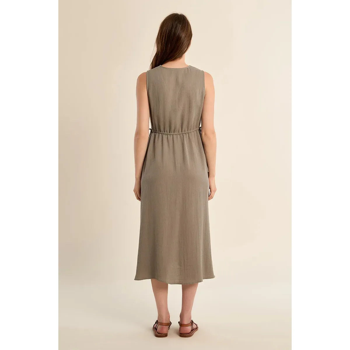Willow Drawstring Midi Dress