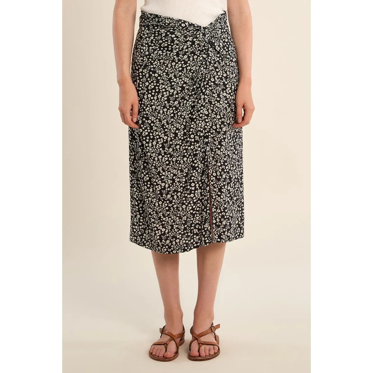 Willow Drape Midi Skirt