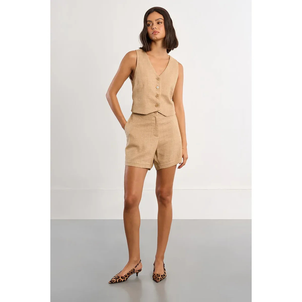 Sienna Linen Summer Shorts