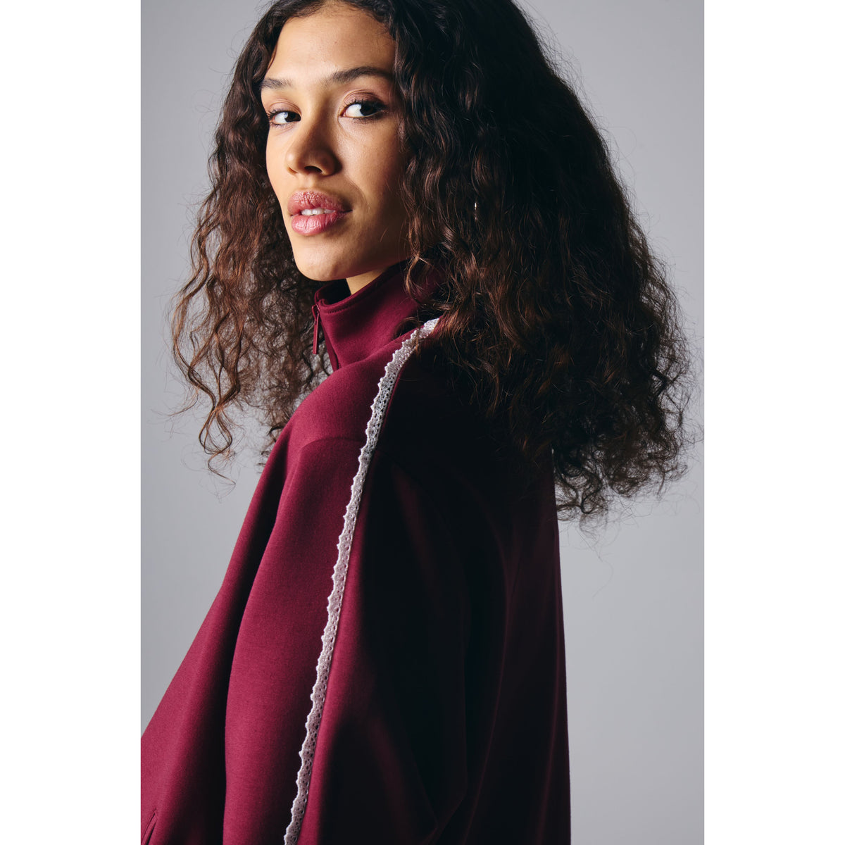 IHKATE Zip Up Sweater Jacket