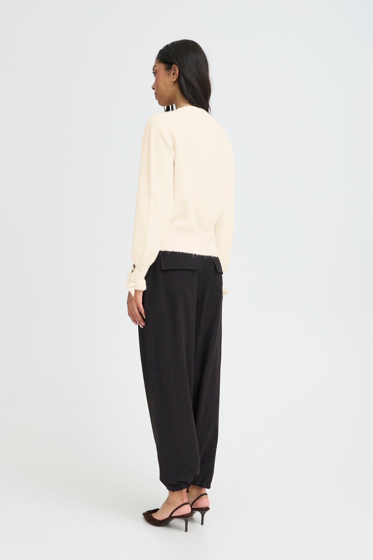 BYOMEA Frill Cardigan