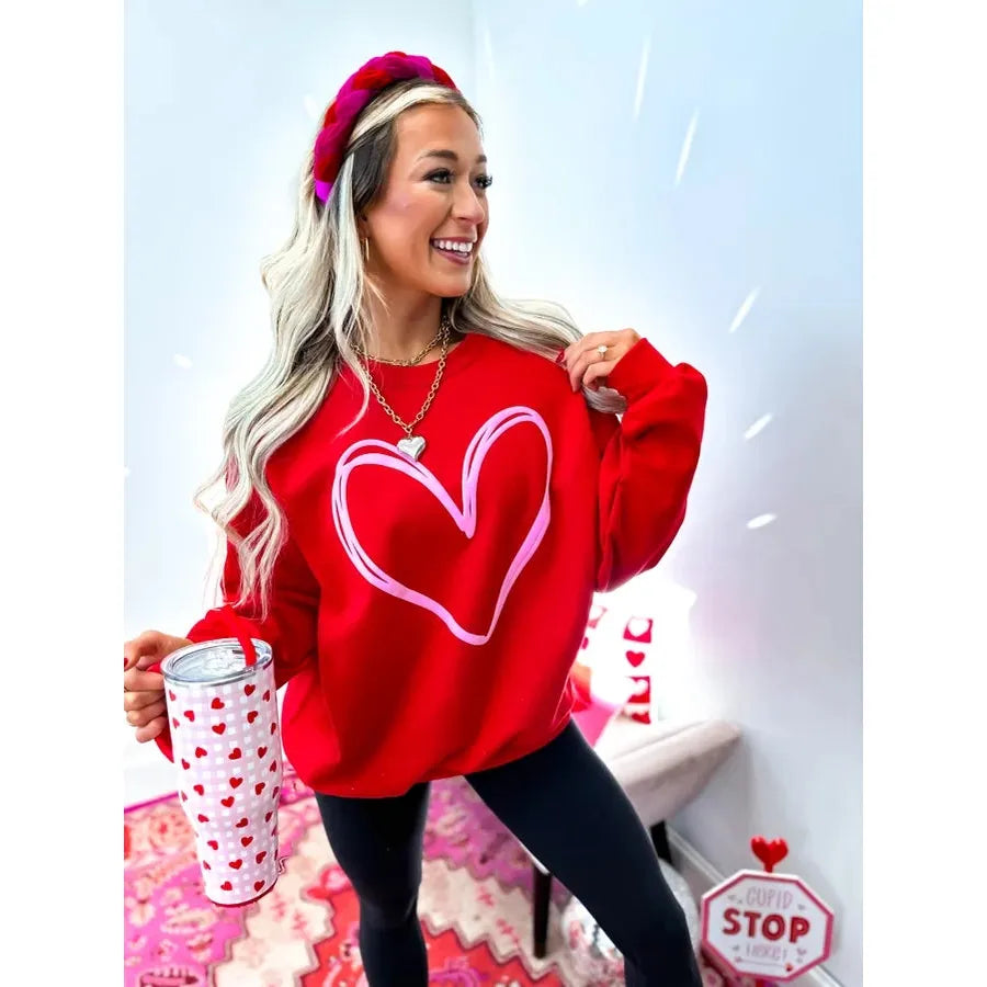 Heart Crewneck Sweater