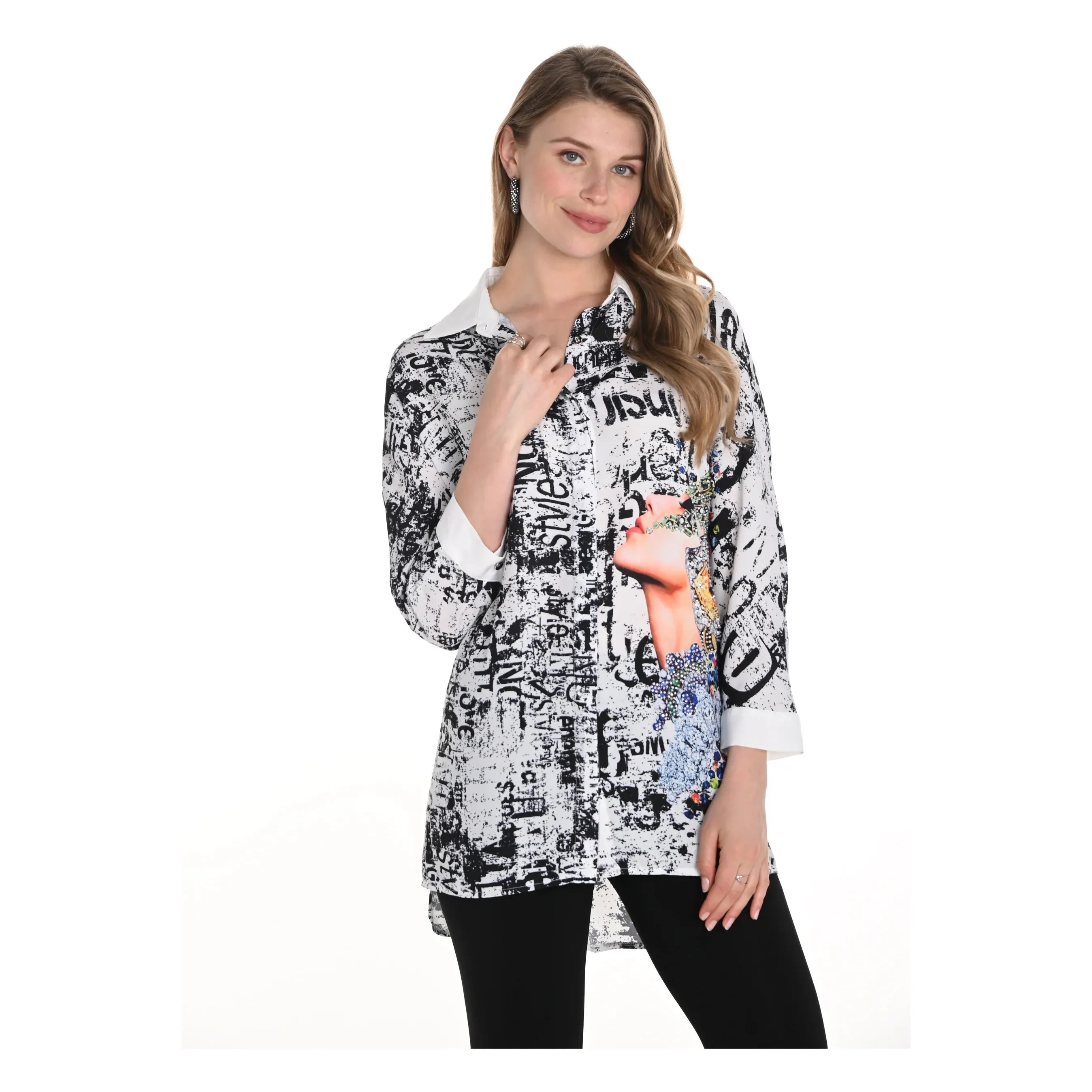 Frank Lyman Style 256706U Urban Chic Blouse
