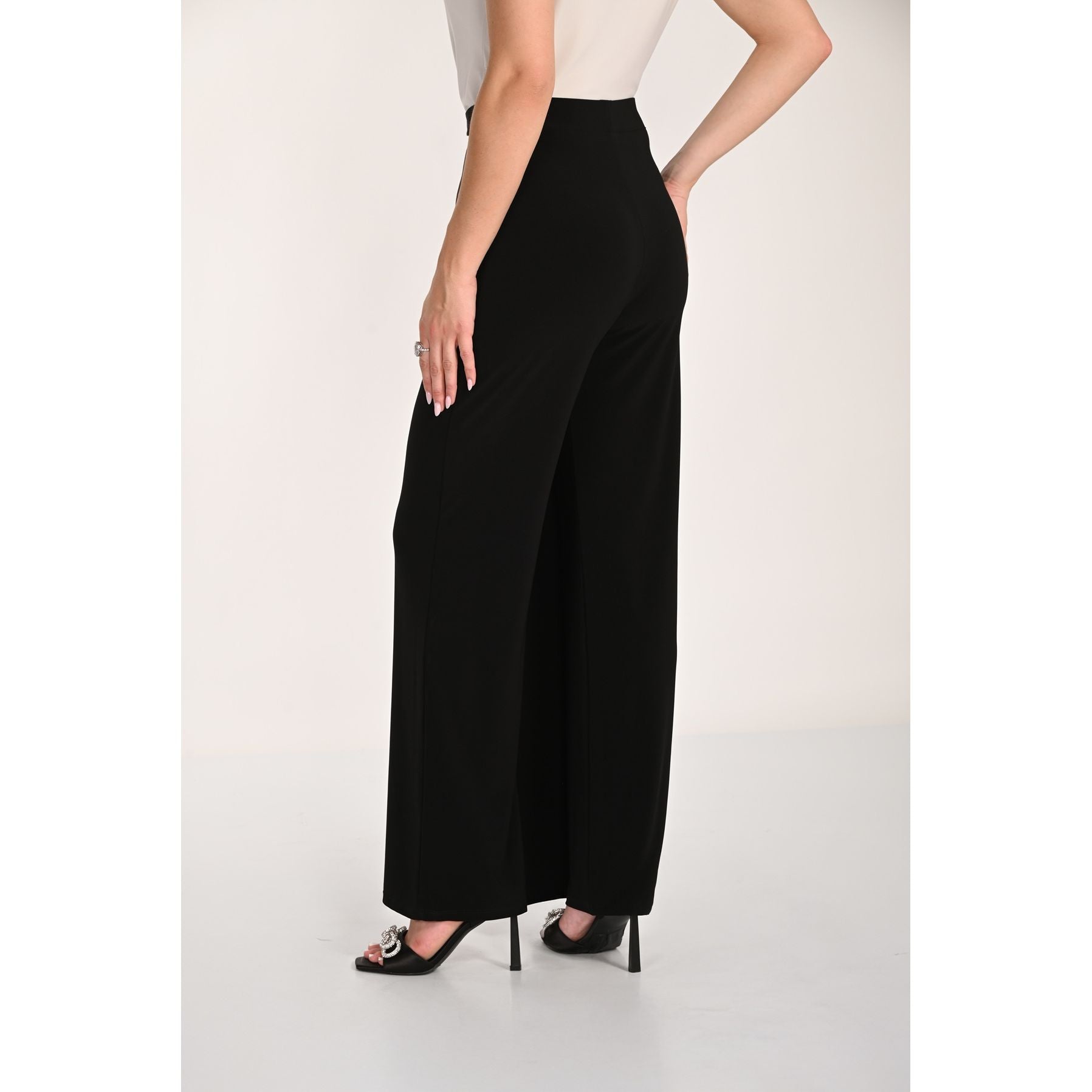 High-Waist Wide-Leg Trousers - Style 268001
