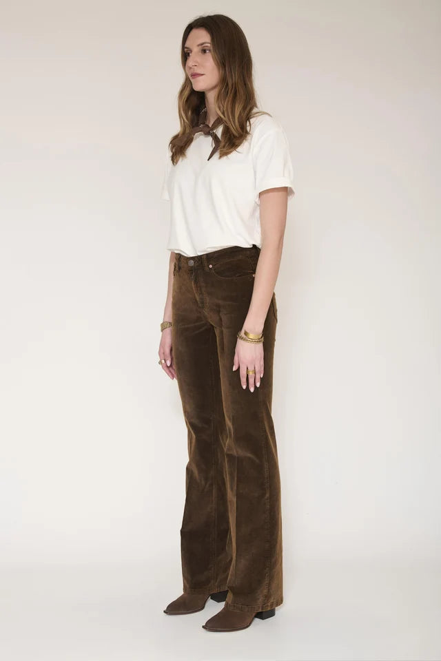 The Harley Cotton Suede Pants