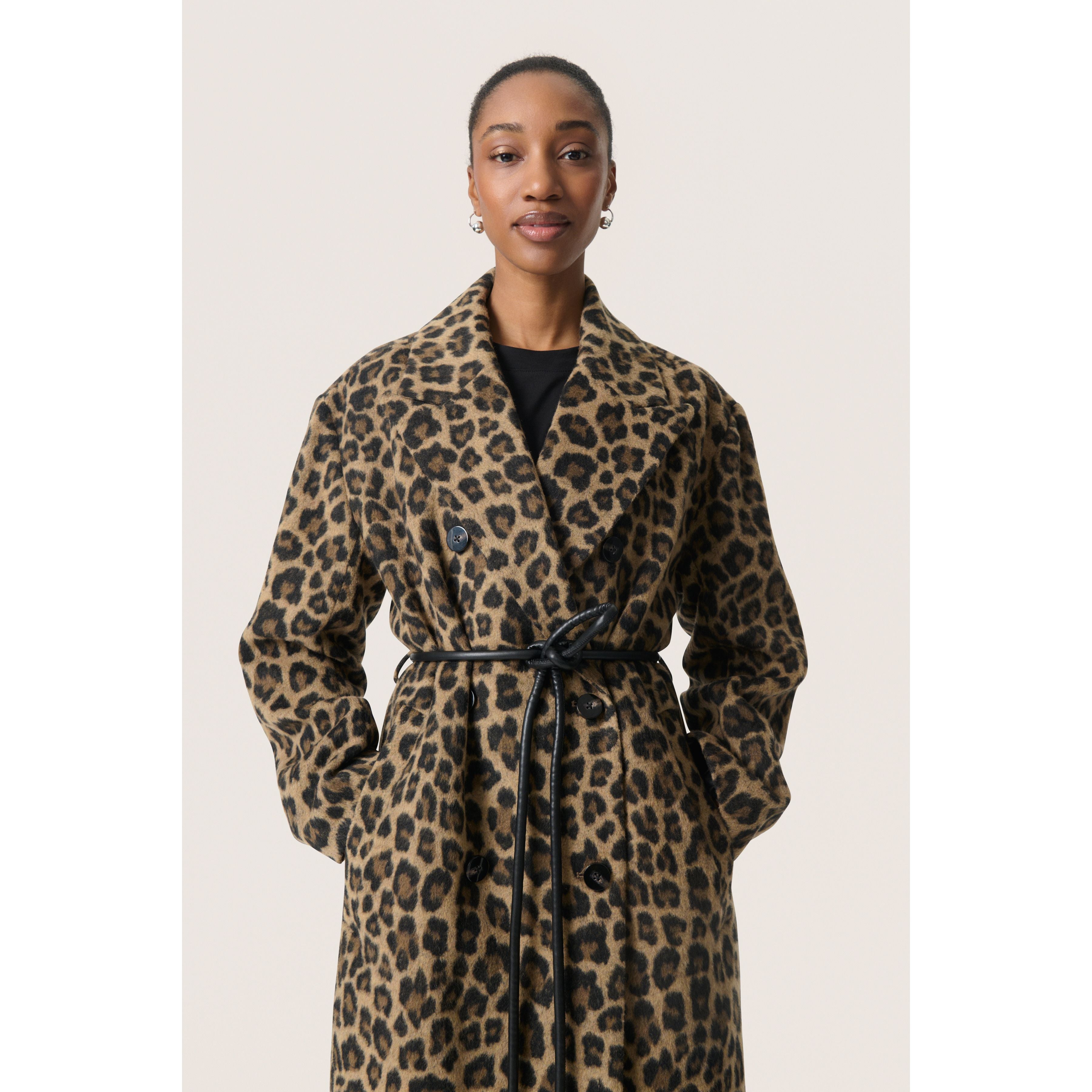 Leony Mafalda Coat – Leopard Print