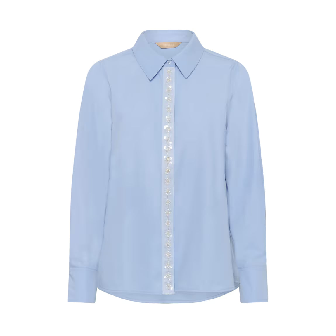 CUkrista Shirt – Light Blue w/ White Trim