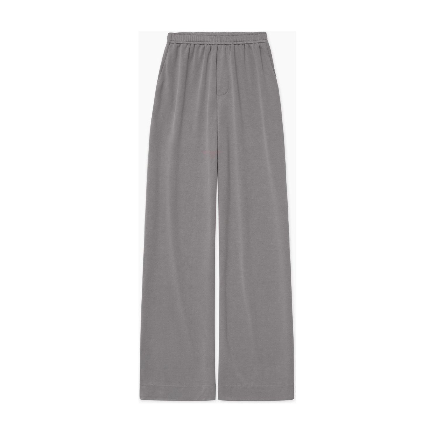 Flowy Knit Trousers in Stone