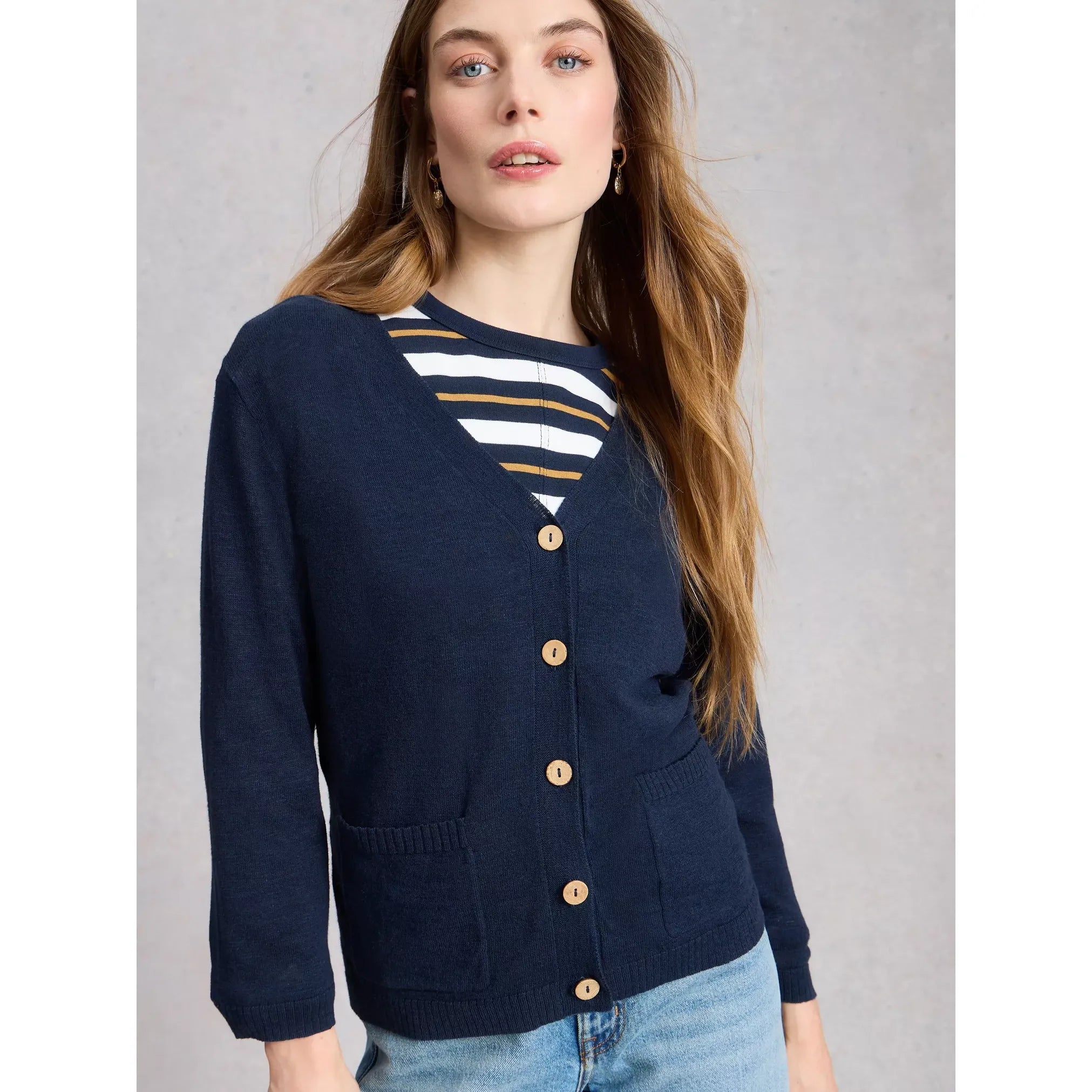 Nova Linen Blend Cardi