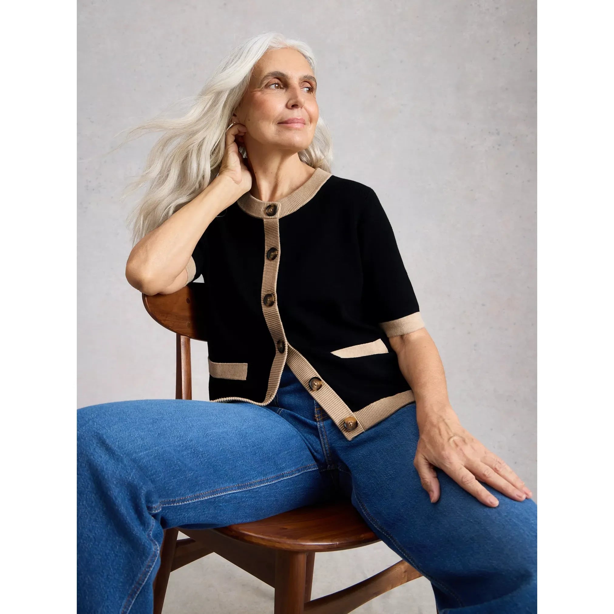 CHARLOTTE SHORT SLEEVE CARDI