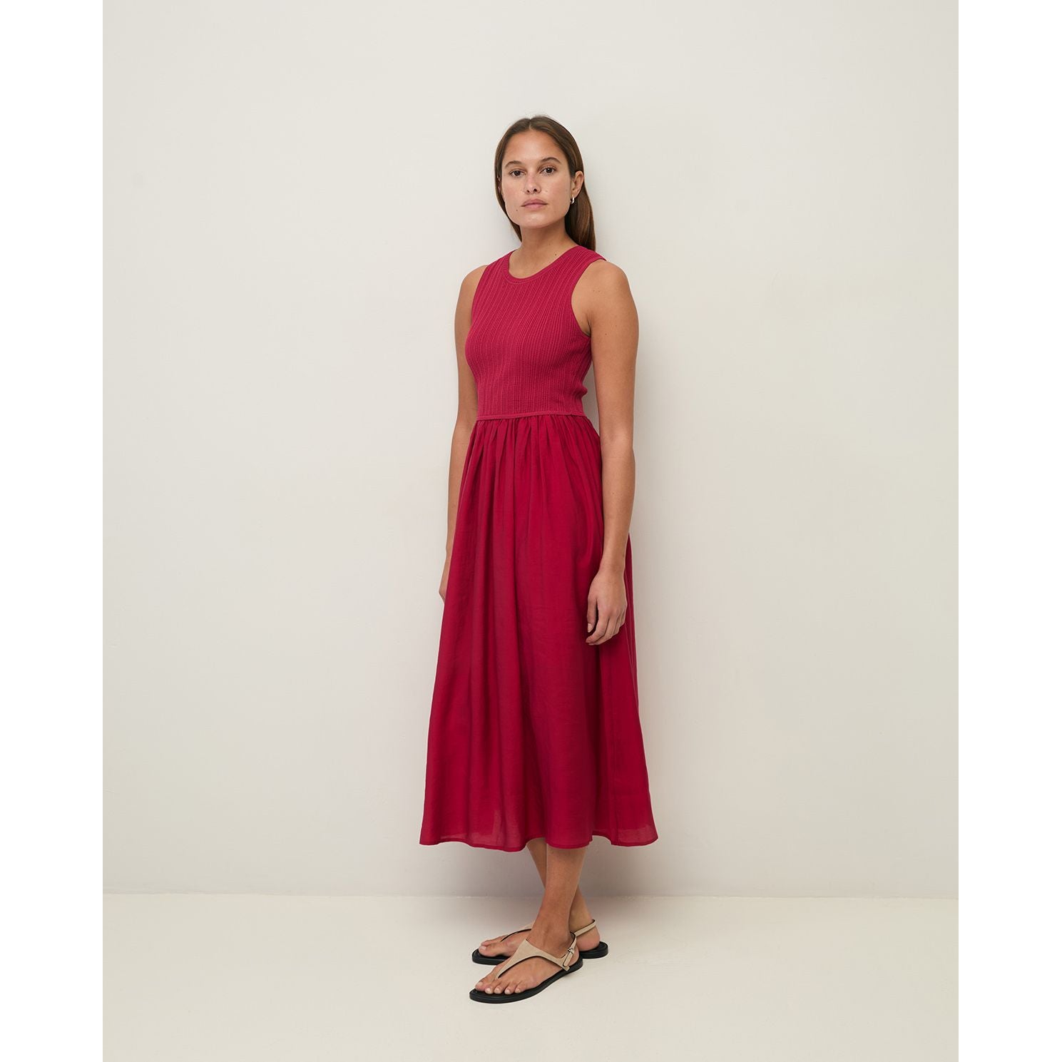 Yerse Bi-Material Dress