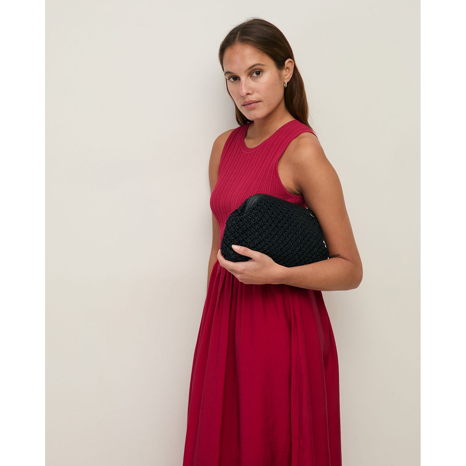 Yerse Bi-Material Dress