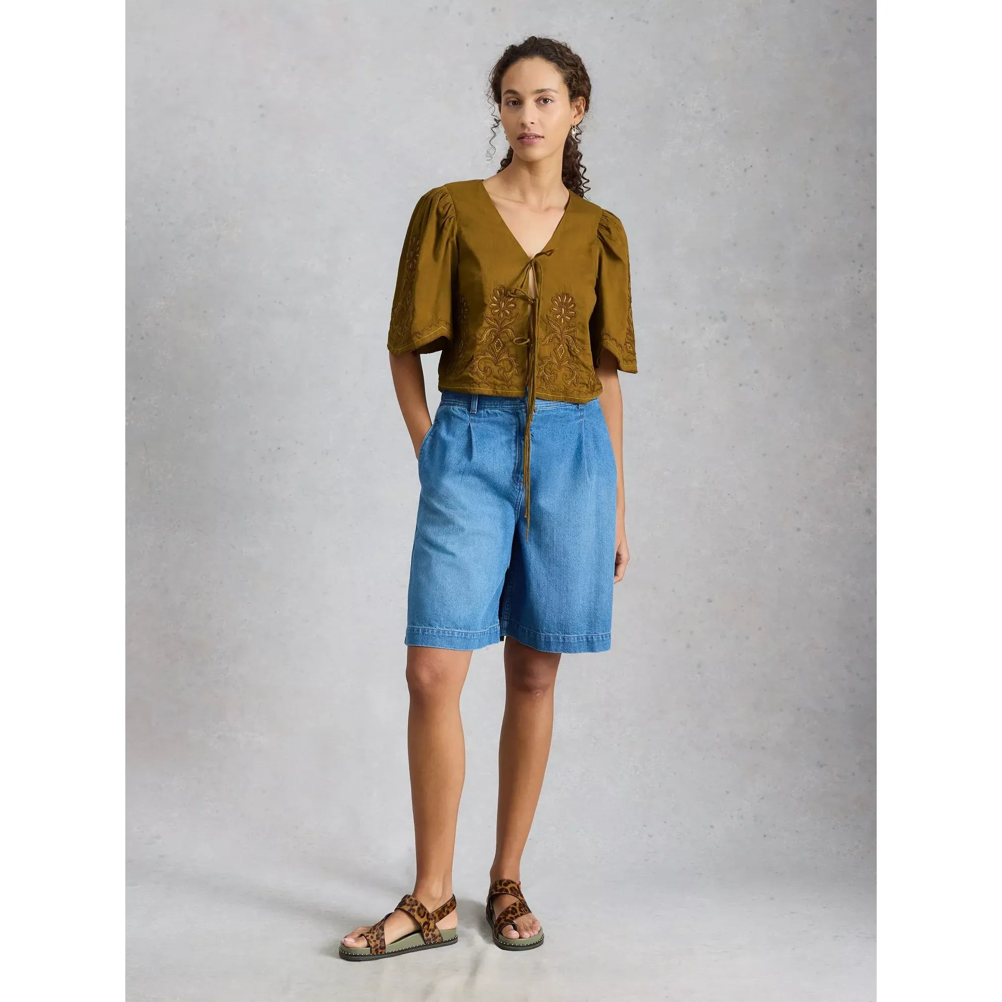 Erin Front Tie Top