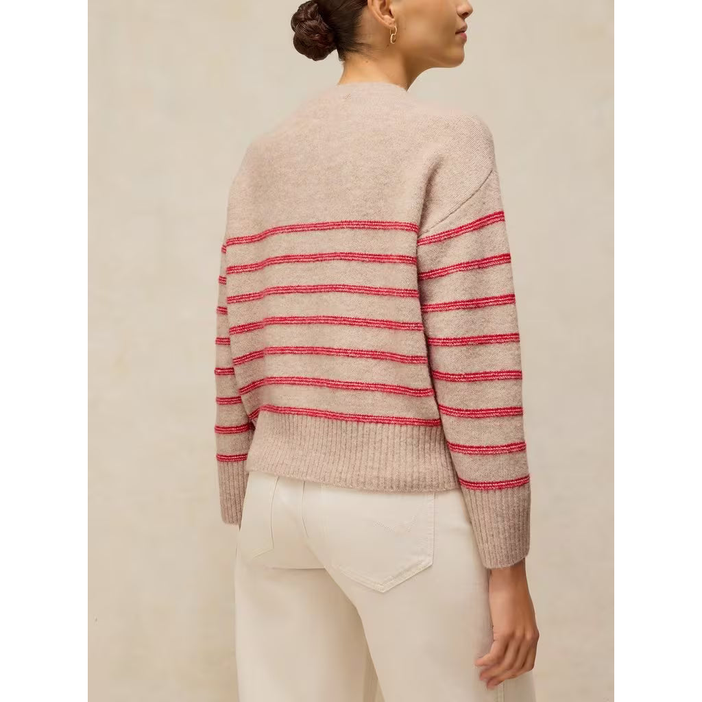 Stripe Henley Jumper