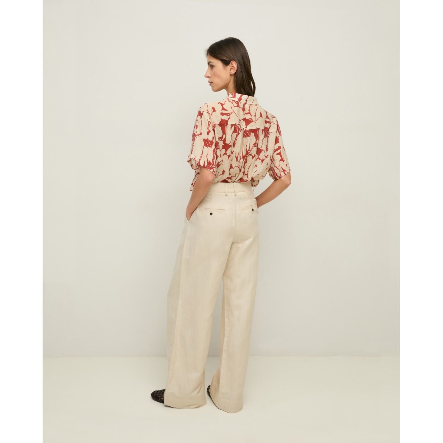 Yerse Printed Viscose Shirt
