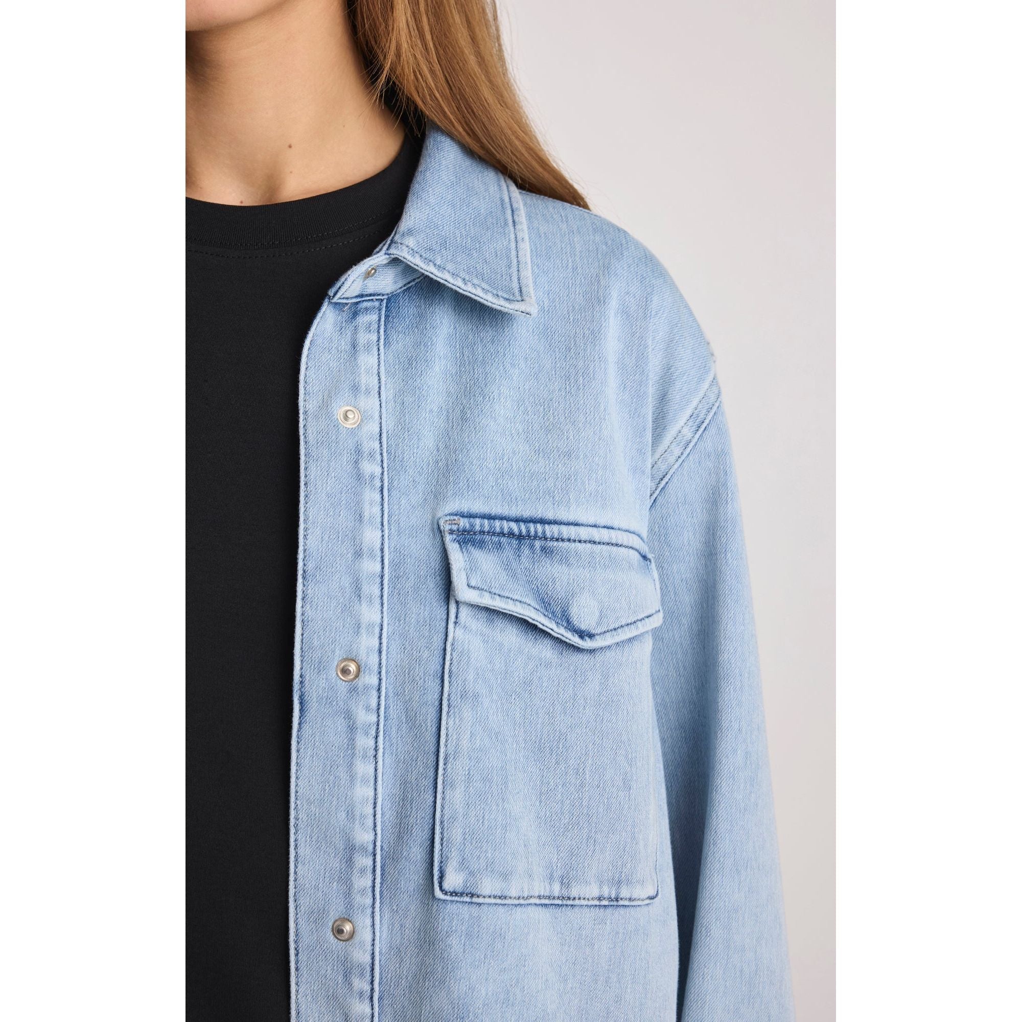 Tia Denim Shirt Jacket