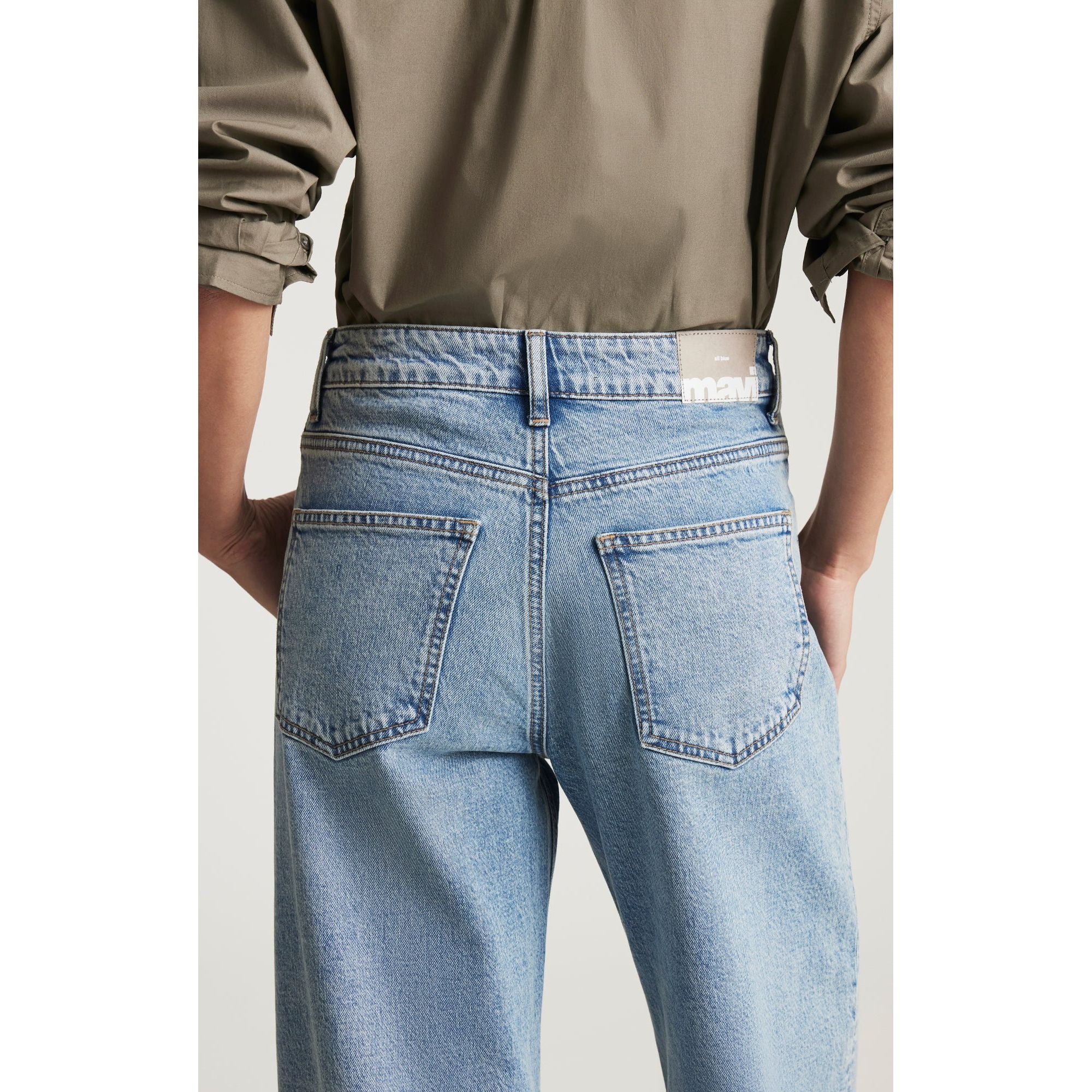 Florida Cuffed Wide Leg Jeans | Mid Rise